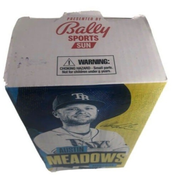 Austin Meadows Tampa Bay Rays Baseball MLB Tropicana Stadium Bobblehead … - Picture 8 of 8